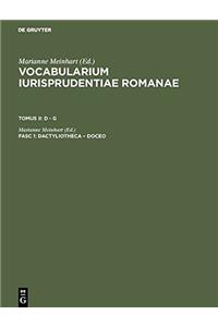 Vocabularium iurisprudentiae Romanae, Fasc 1, dactyliotheca - doceo