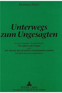 Unterwegs Zum Ungesagten