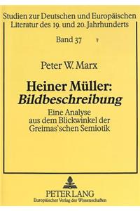 Heiner Mueller: «Bildbeschreibung»