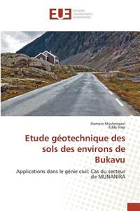 Etude Géotechnique Des Sols Des Environs de Bukavu
