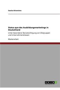 Status quo des Ausbildungsmarketings in Deutschland