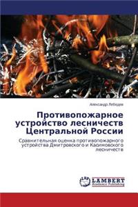Protivopozharnoe ustroystvo lesnichestv Tsentral'noy Rossii