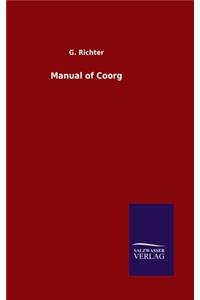 Manual of Coorg