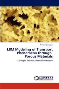 LBM Modeling of Transport Phenomena through Porous Materials