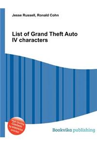 List of Grand Theft Auto IV Characters