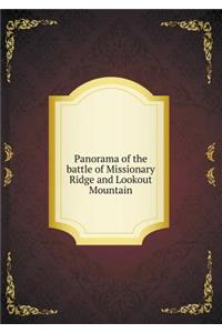 Panorama of the battle of Missionary Ridge and Lookout Mountain