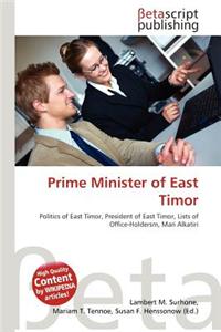 Prime Minister of East Timor