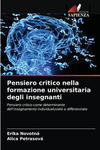 Pensiero critico nella formazione universitaria degli insegnanti