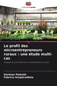 profil des microentrepreneurs ruraux
