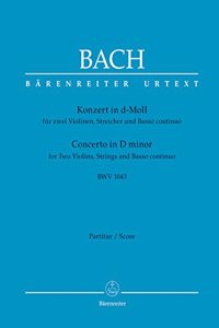 Double Concerto for Two Violins in D minor BWV 1043 (Full Score)