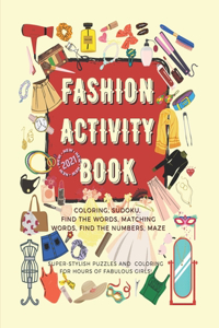 Fashion Activity Book for Girls