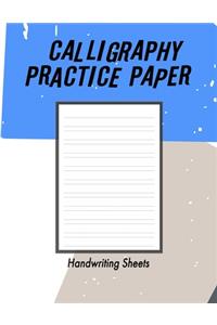Calligraphy Practice Handwriting Paper