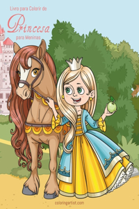 Livro para Colorir de Princesa para Meninas