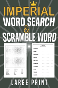 Imperial Word search and Scramble word large print