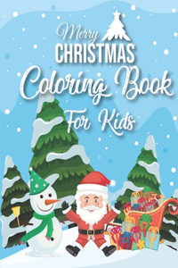 Merry Christmas Coloring Book For Kids