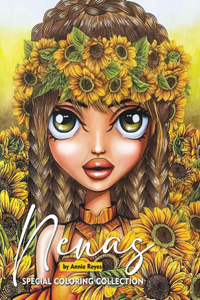 Nenas. Special Coloring Collection. Coloring Book for Relaxation