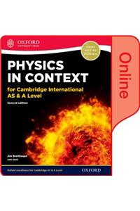 Physics in Context for Cambridge International as & a Level
