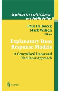 Explanatory Item Response Models