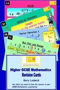 Higher GCSE Mathematics Revision Cards