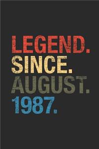 Legend Since August 1987