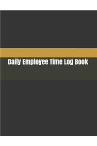 Daily Employee Time Log Book