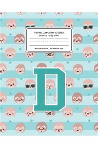 Primary Composition Notebook Grades K-2 Story Journal D