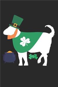 St. Patrick's Day Notebook - St. Patrick's Day Gift for Animal Lover - St. Patrick's Day Goat Journal - Goat Diary