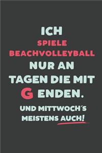 Ich Spiele Beachvolleyball
