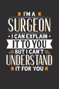 I'm A Surgeon I can explain it to you but I can't understand it for you