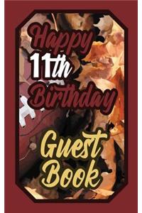 Happy 11th Birthday Guest Book