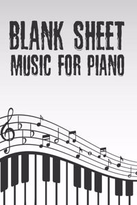 Blank Sheet Music For Piano