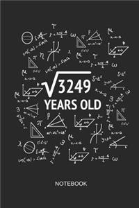 3249 Years Old Notebook
