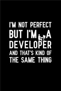 I'm not perfect but I'm a developer and that's kind of the same thing