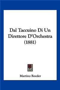 Dal Taccuino Di Un Direttore D'Orchestra (1881)