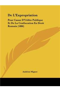 De L'Expropriation