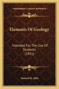 Elements Of Geology