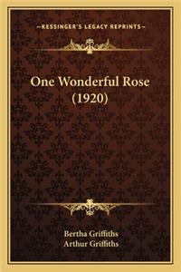 One Wonderful Rose (1920)