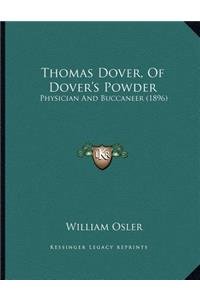 Thomas Dover, Of Dover's Powder