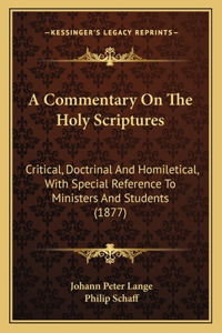 Commentary On The Holy Scriptures