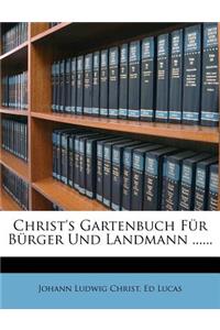 Christ's Gartenbuch