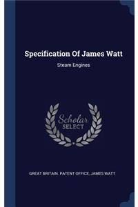 Specification Of James Watt