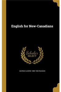 English for New-Canadians