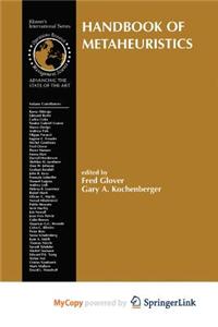 Handbook of Metaheuristics