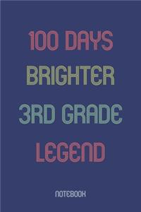 100 Days Brighter 3rd Grade Legend