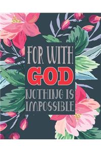 For With God, Nothing is Impossible