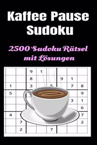 Kaffee Pause Sudoku 2500 Sudoku Rätsel mit Lösungen