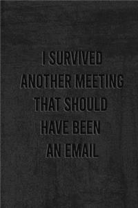 I Survived Another Meeting That Should Have Been An Email