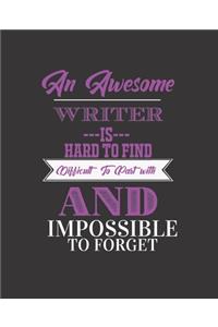 An Awesome Writer Is Hard to Find Difficult to Part with and Impossible to Forget