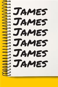 Name James A beautiful personalized