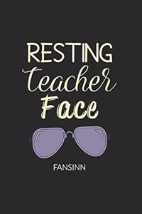 Funny School Teacher Notebook